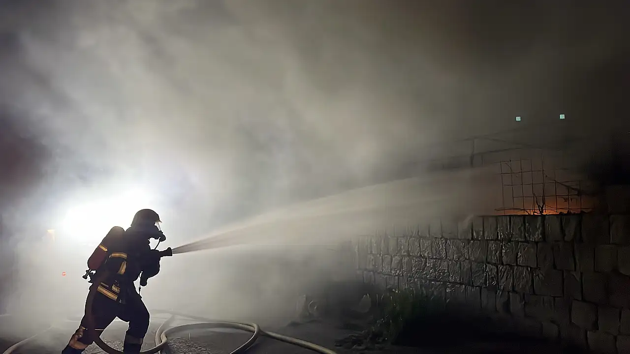 Kayseri'de korku dolu anlar...