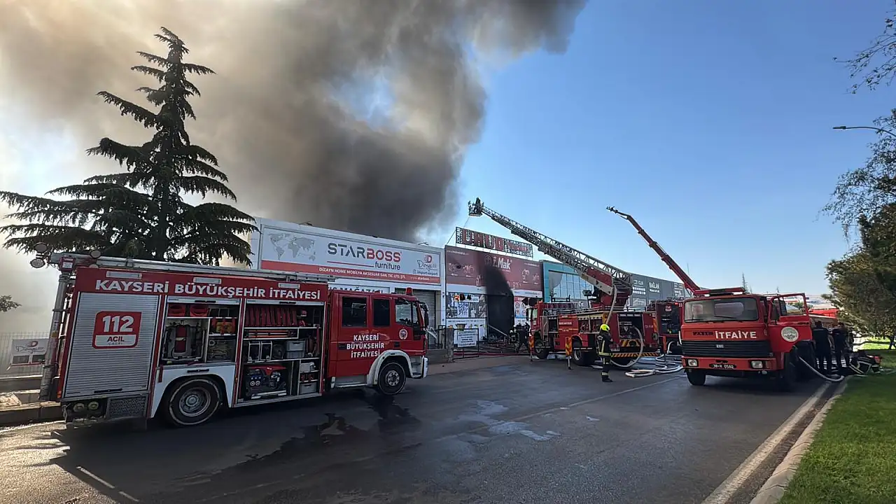 Kayseri OSB'de yangın çıktı!