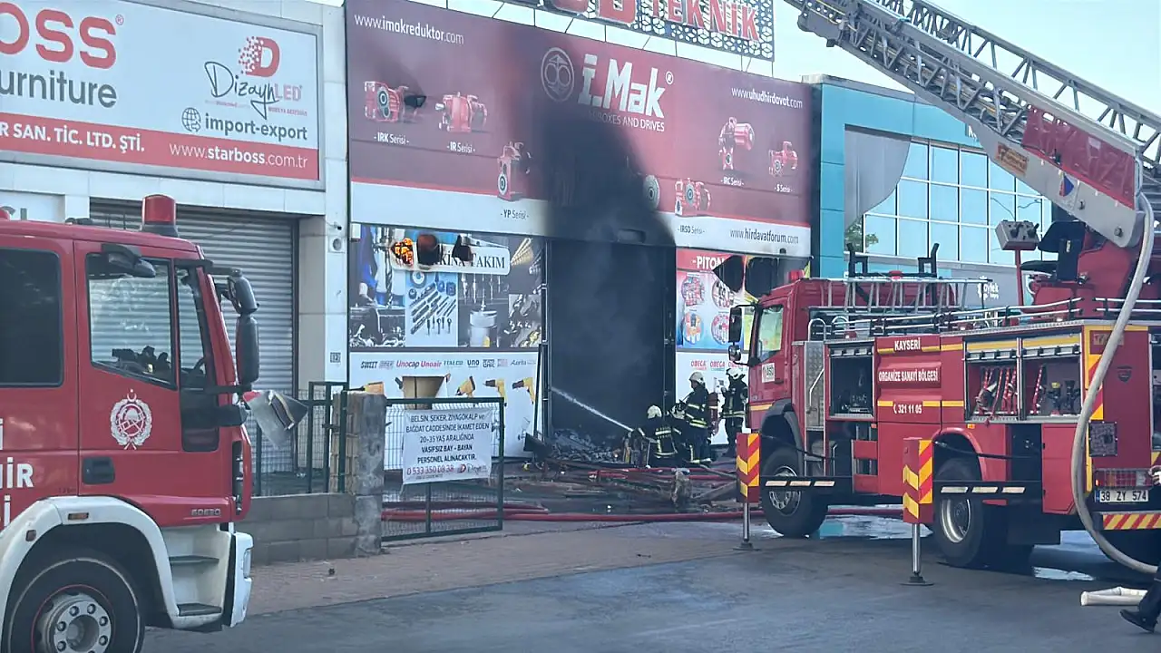 Kayseri OSB'de yangın çıktı!