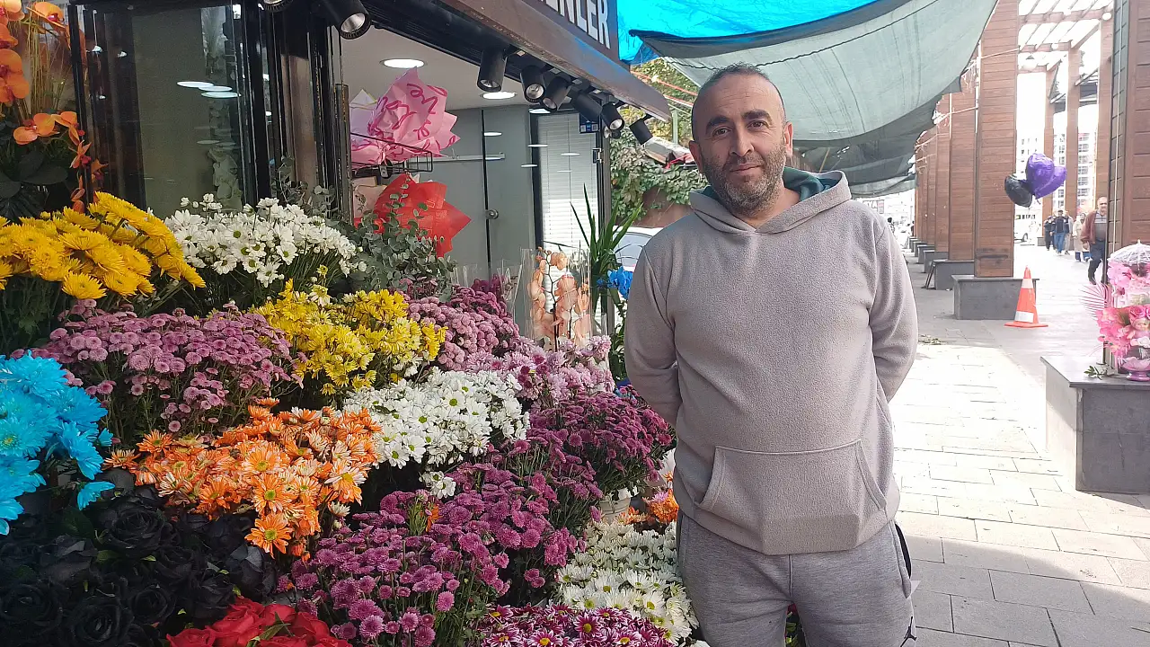 Kayseri'de çiçekler 'şoka' girdi