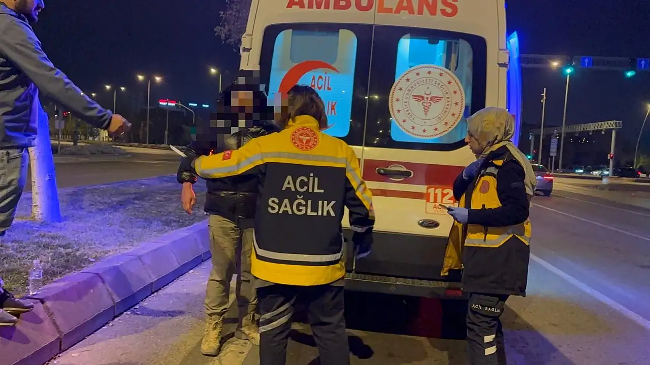 Kayseri'de şaşırtan olay: İntihar girişimi sonrası refüjde uyuyakaldı