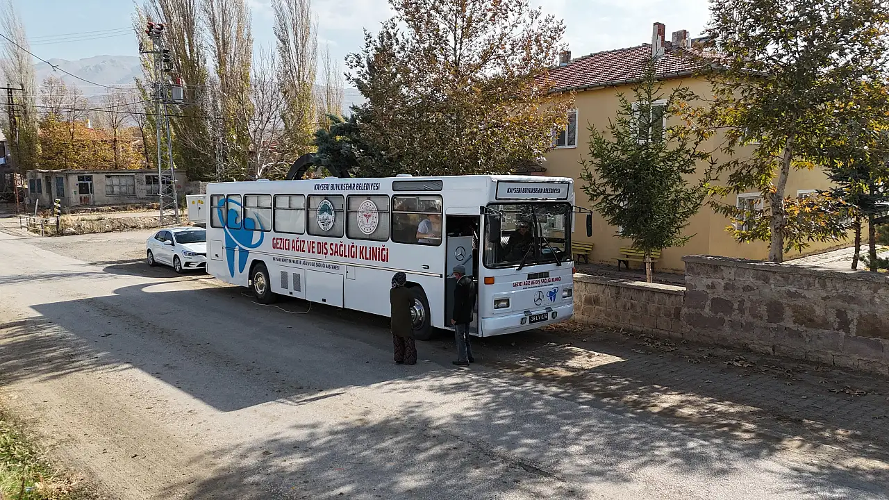 Kayseri'de diş tedavisi artık vatandaşların ayağına gidiyor!