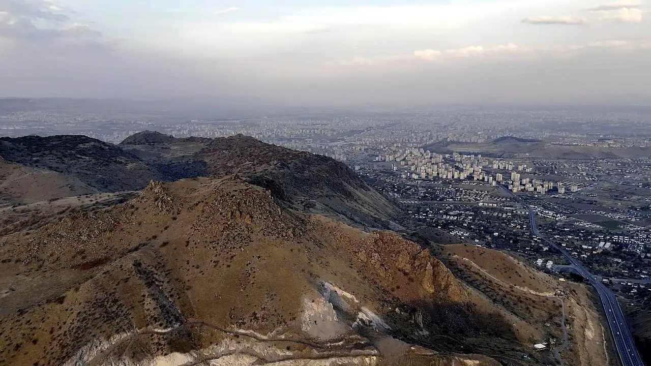 Erciyes'te büyüleyen manzara