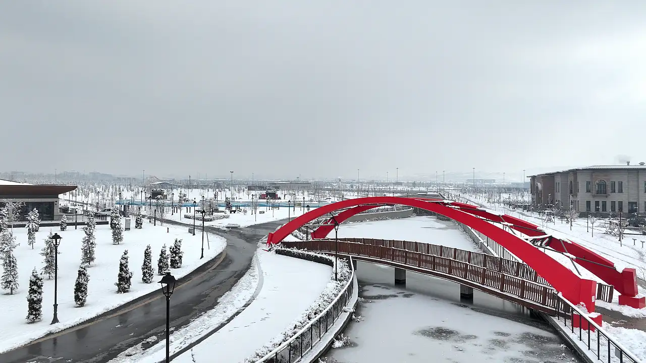 Kayseri'de büyüleyen manzara