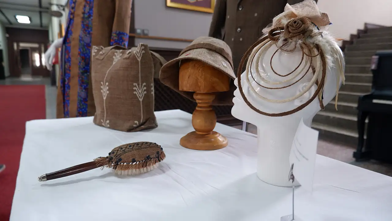 Kayseri'de ehram kumaşı moda ile buluşuyor