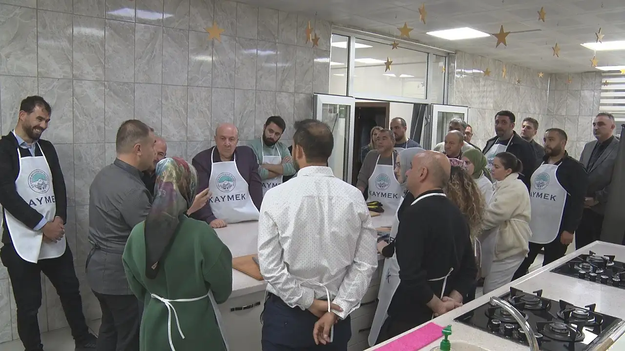 Kayseri'nin tescilli lezzeti öğrenmek isteyenler bu kursa koştu!
