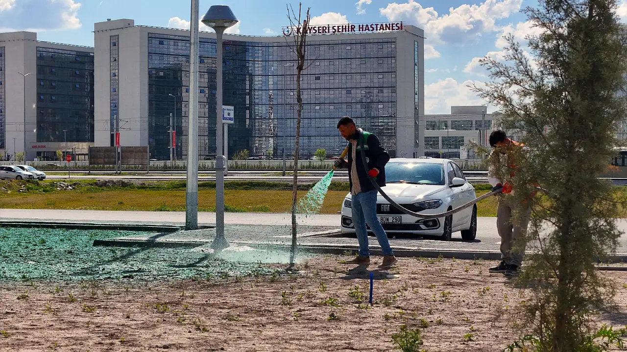 Büyükşehir Belediyesi'nden Kayseri Şehir Hastanesi'ne 4 yeni yeşil alan