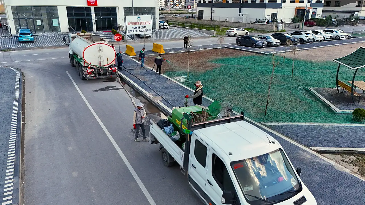 Büyükşehir Belediyesi'nden Kayseri Şehir Hastanesi'ne 4 yeni yeşil alan