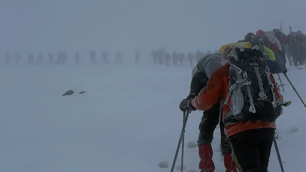 Erciyes'te Dağcılar tipi nedeniyle geri döndü!