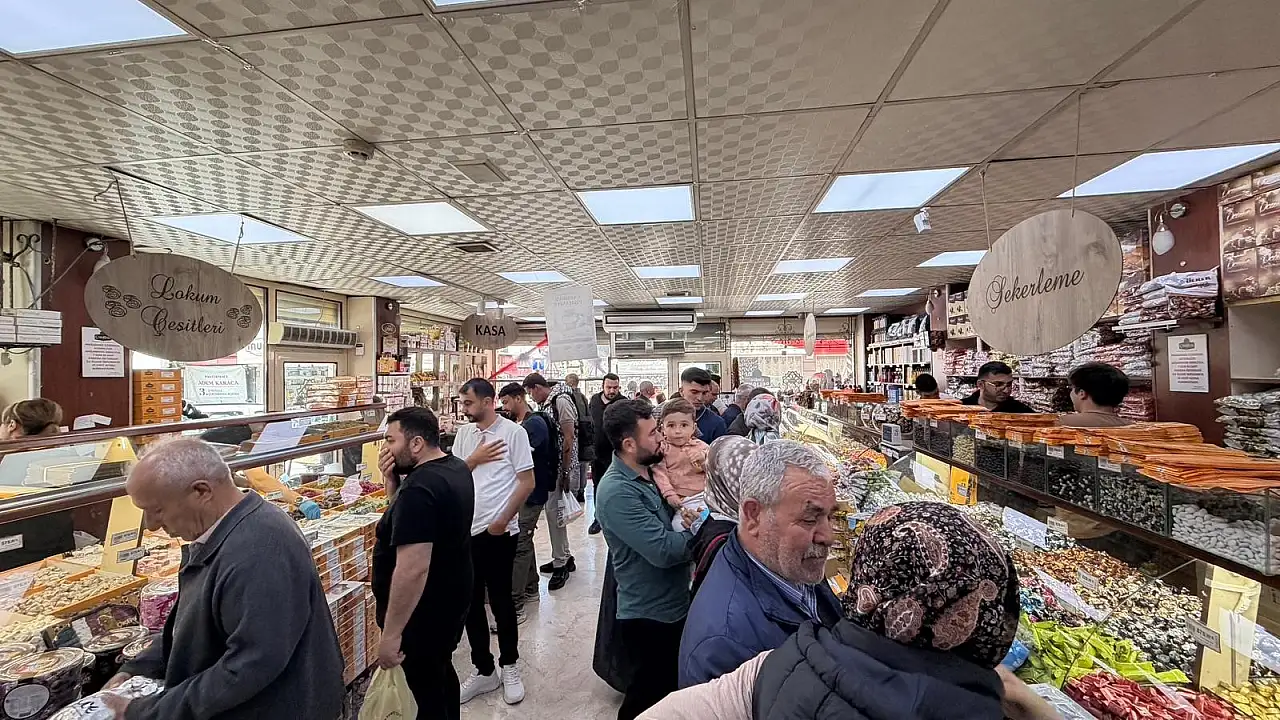 Kayseri'deki şekerciler dolup taştı!