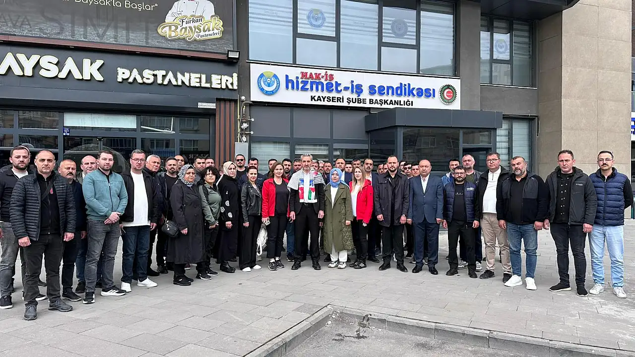 Hak-İş Kayseri İl teşkilatı protesto için Ankara'ya gidiyor!