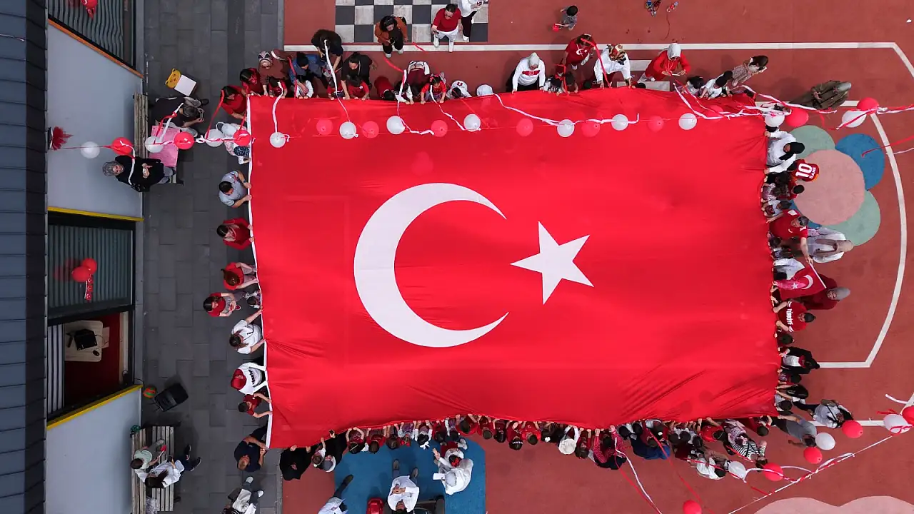 Kayseri'de Miniklerin A Milli Takım İçin Yaptığı Etkinlik Dikkat Çekti