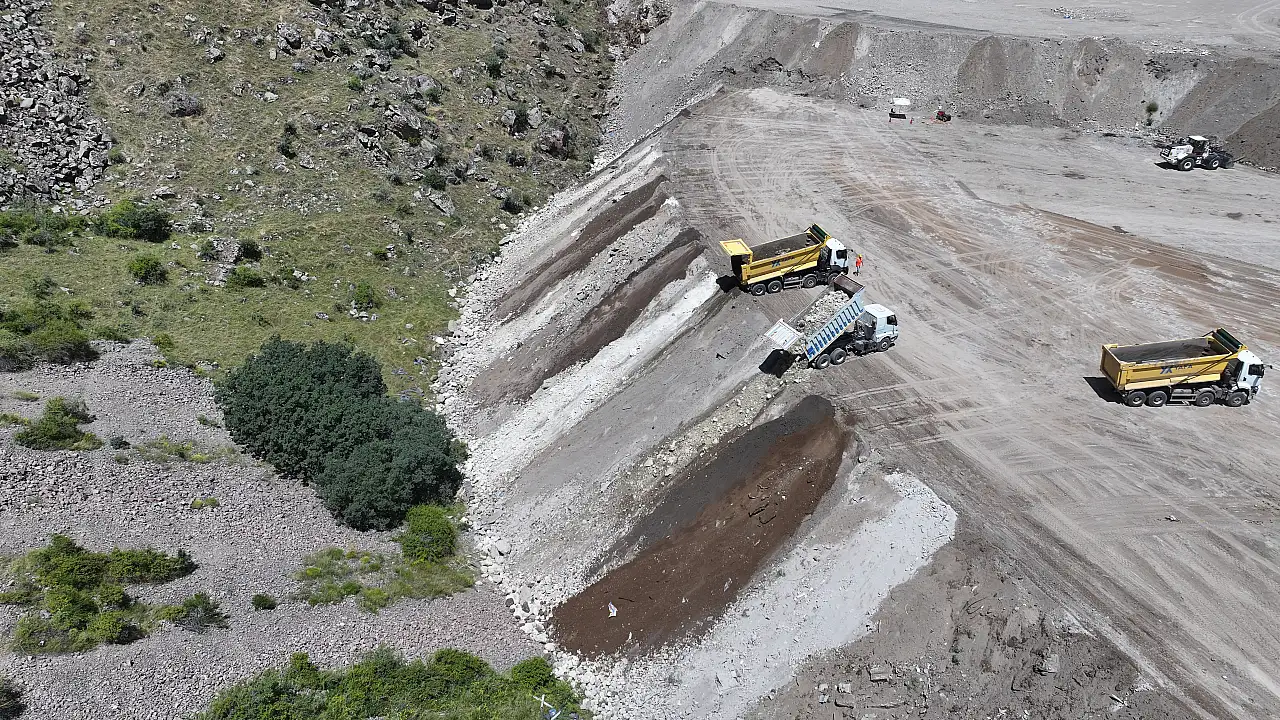 Kayseri'de hafriyat toprağı geri kazanılıyor