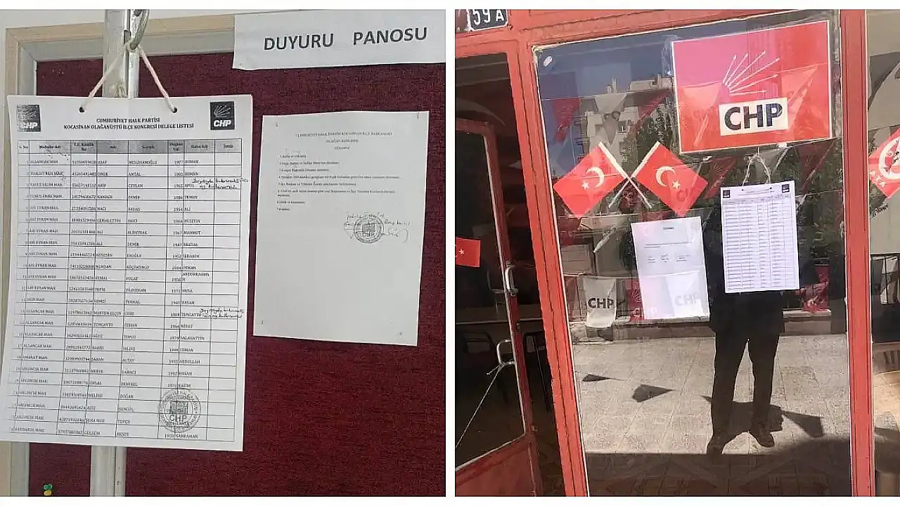Kayseri'de hafta sonu kongre yapılacak mı? yapılmayacak mı?