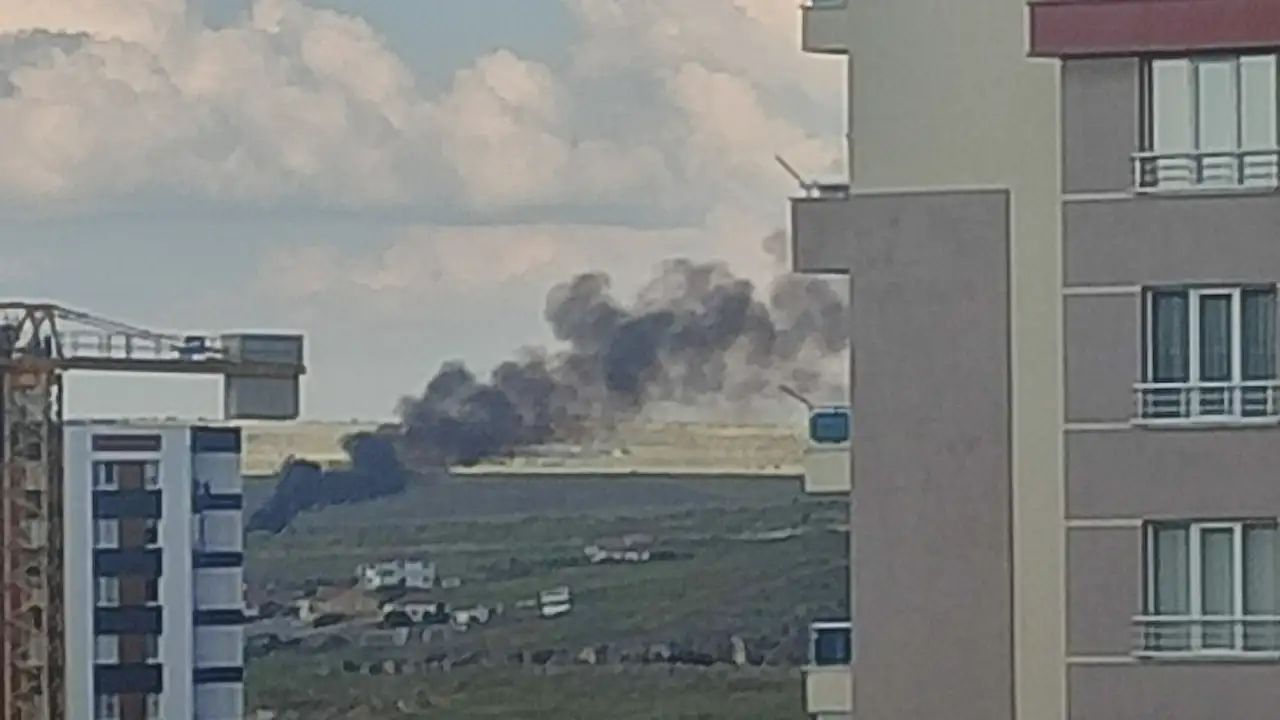 Kayseri'de siyah dumanlar yükseliyor