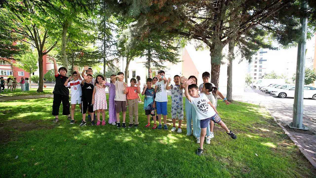 KAYMEK'le çocuklar yaz eğlencesi başladı