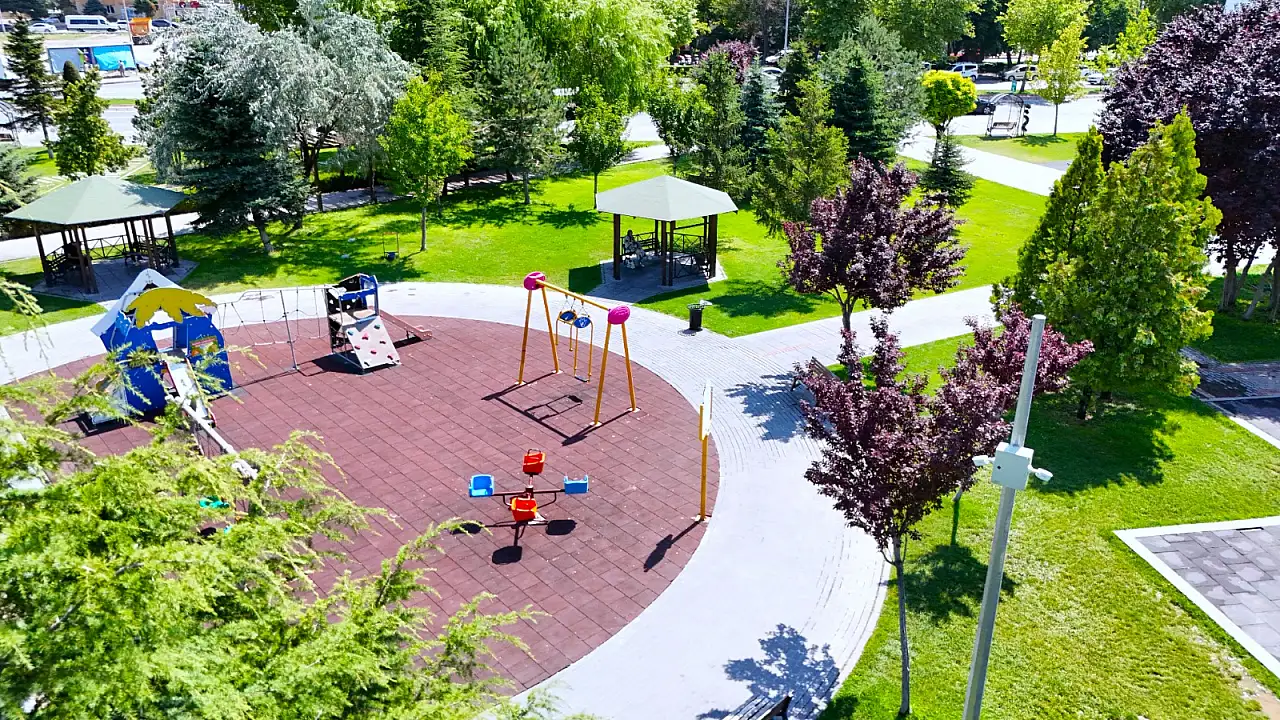 Kayseri'nin park ve bahçeleri artık daha güvenli