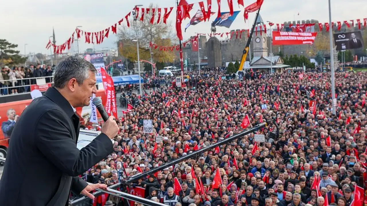 YENİ Parti Lideri Özgür Özel Cumartesi günü Kayseri'de