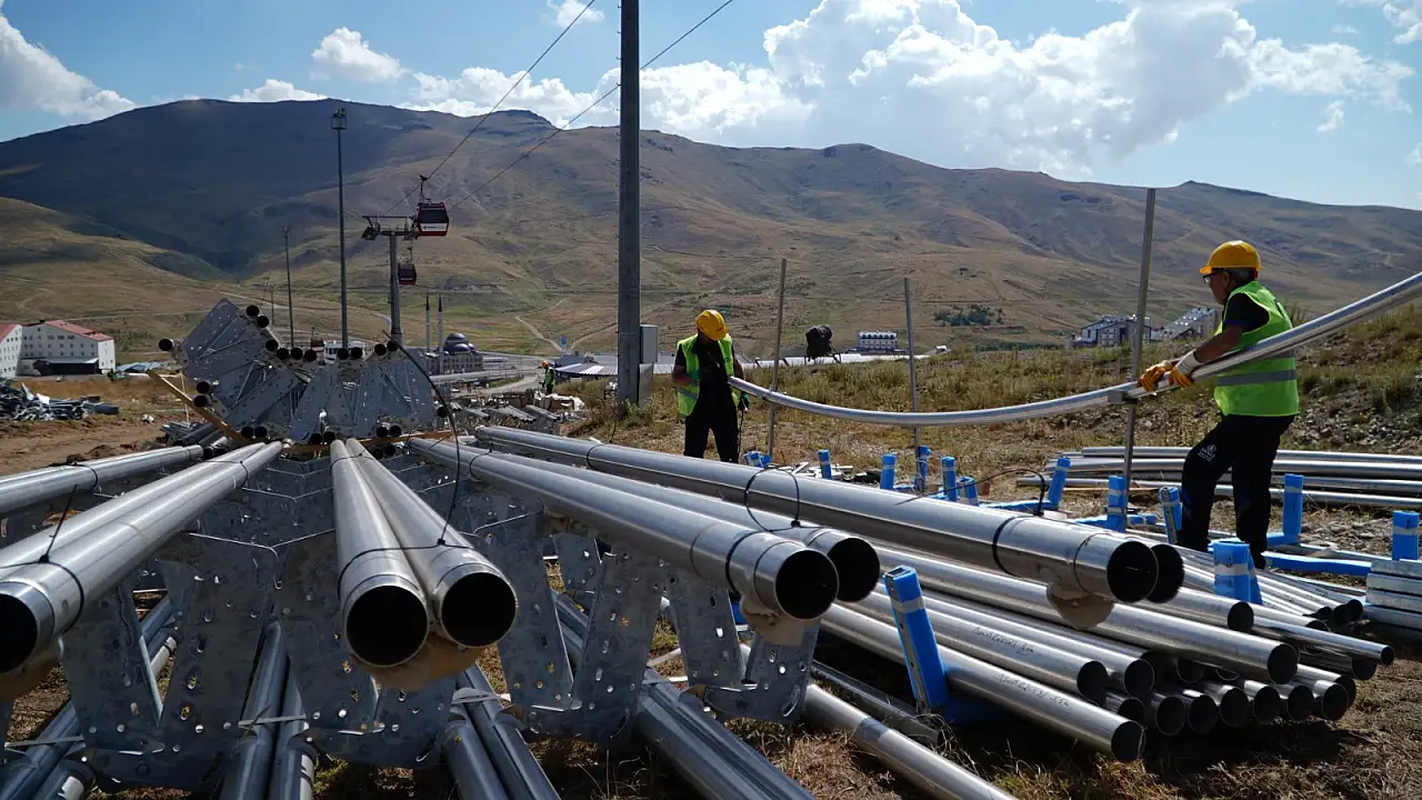 Erciyes'e 1.100 metrelik yeni yatırım! Çalışmalar başladı