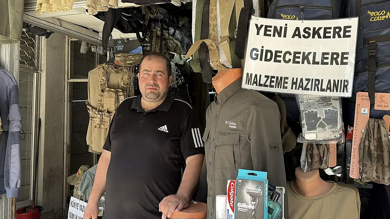 Askere gidecek gençler dikkat! Kayserili esnaftan tavsiyeler