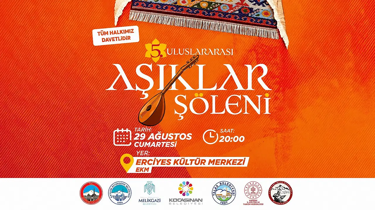 Türk dünyasının âşıkları Kayseri'de buluşacak