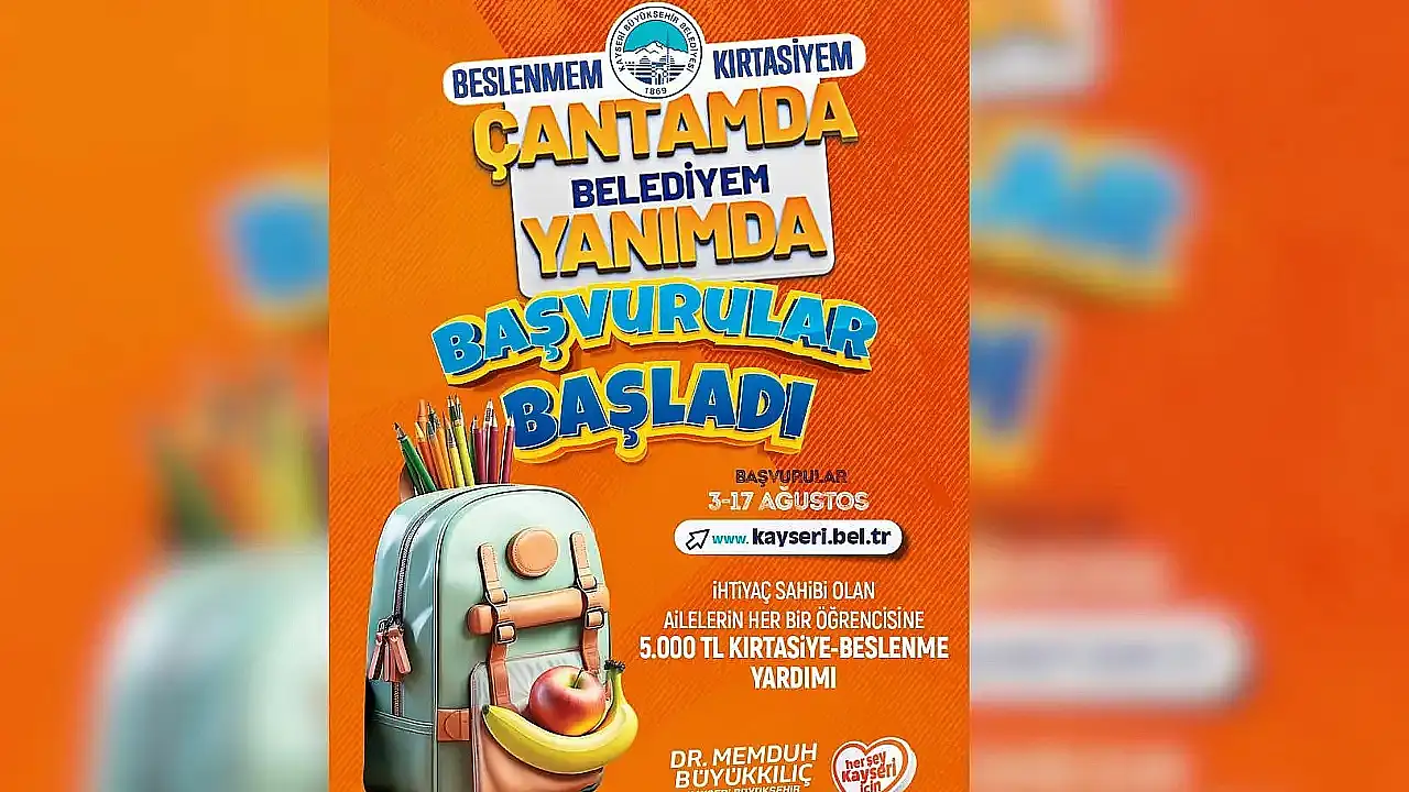 Kayseri'de 5 Bin TL almak isteyenler! Başvuru için bugün son gün