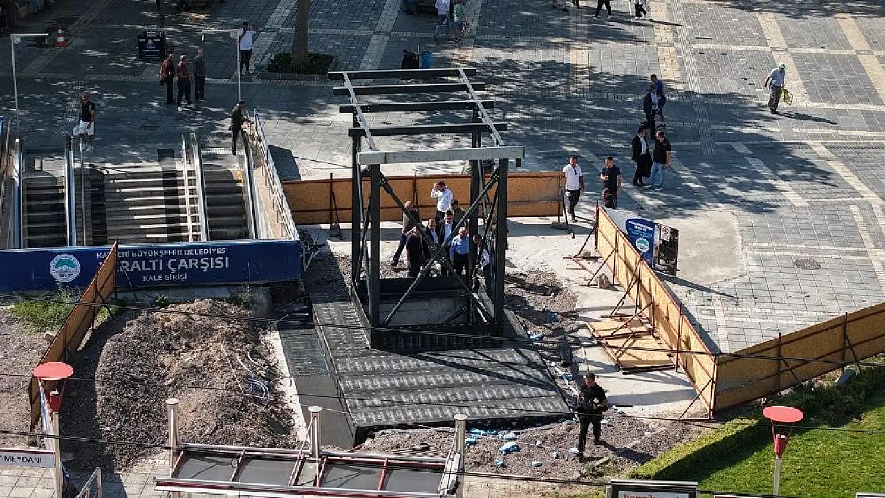 Kayseri'nin kalbinde büyük değişim: Cumhuriyet Meydanı'nda inceleme