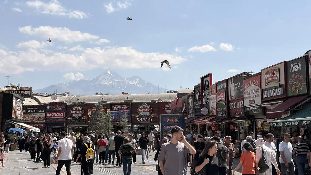Kayseri'de termometreler yükseldi