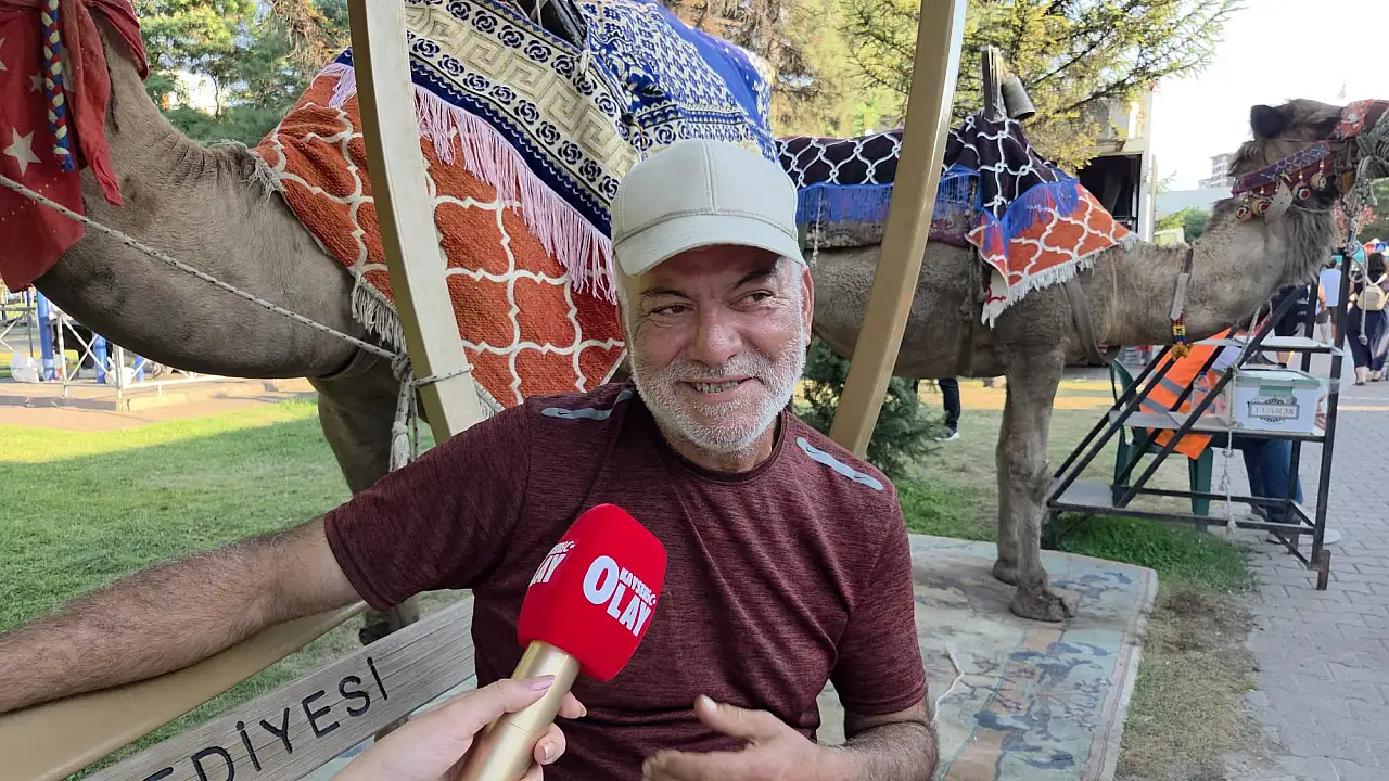 Fuar38'de deveyle karşılaşan Kayserililer şaşkına döndü!