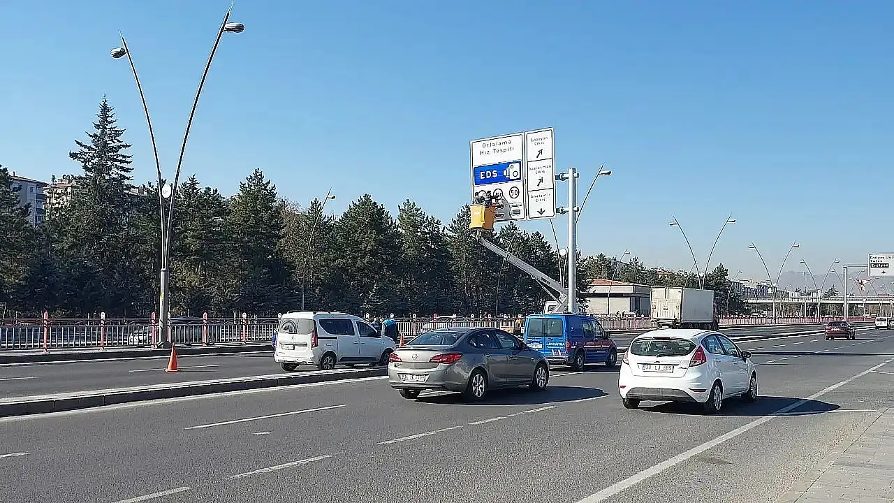 Kayseri'de EDS dönemi başlıyor! İşte hız ve kırmızı ışık denetimi yapılacak yollar