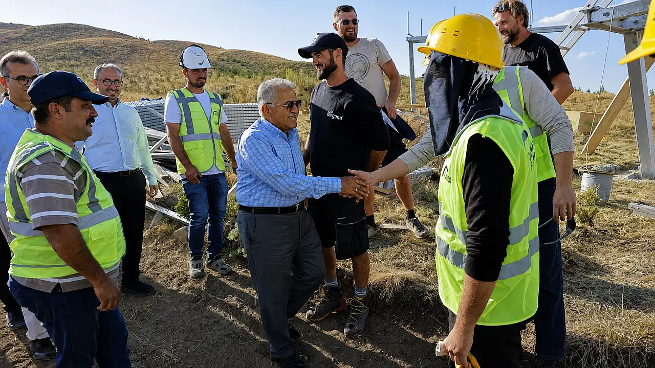 Erciyes'te dev ray yerine oturdu: Dağ kızağı için tarih verildi