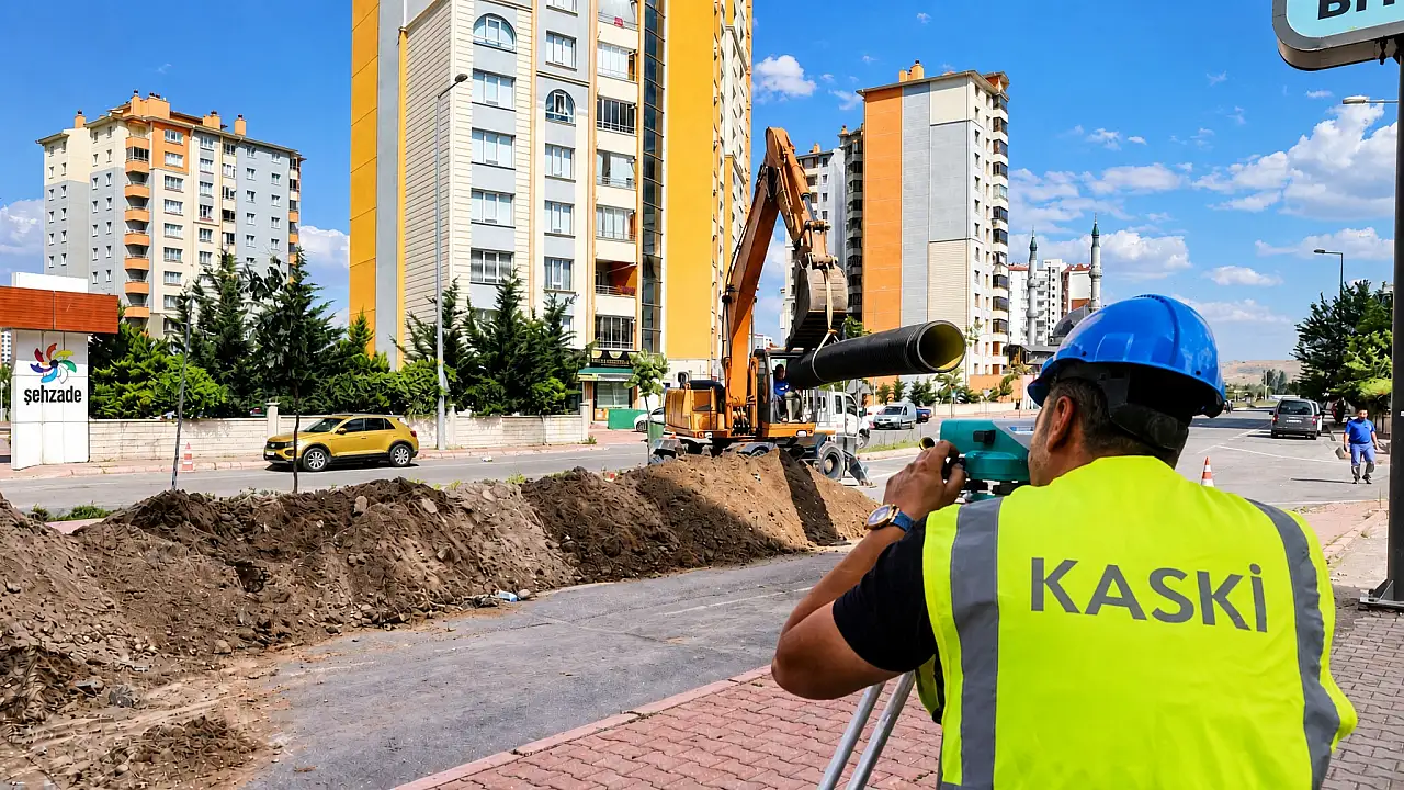 Kayseri'de o mahallede altyapı güçleniyor: KASKİ çalışmalara başladı