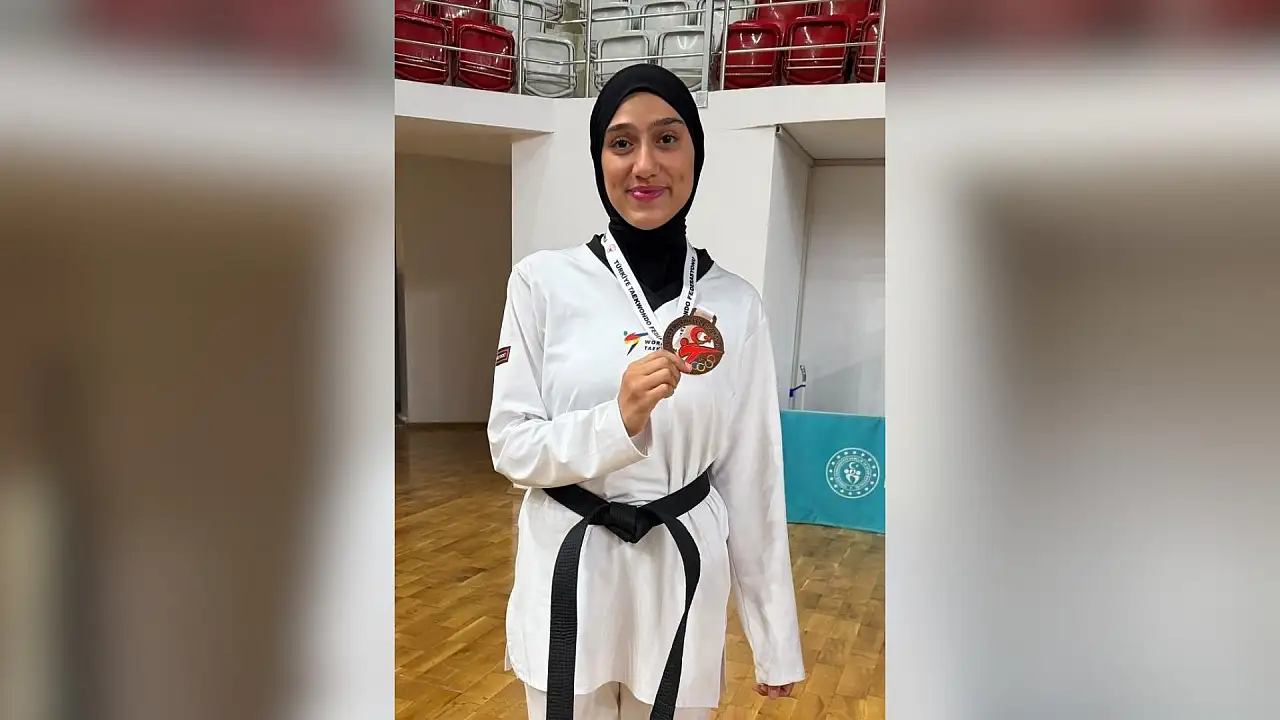 Kayserili sporcu Türkiye 3.'sü oldu