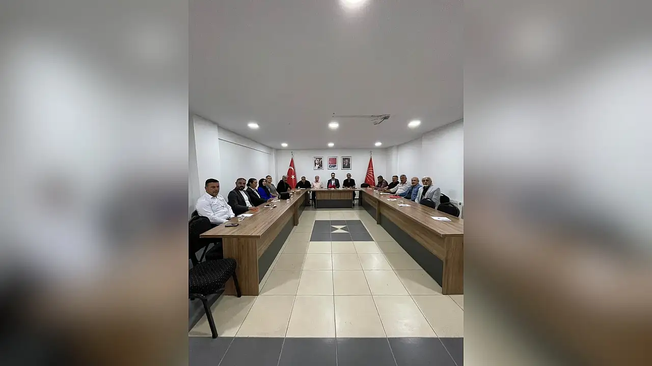 CHP Kayseri'de teşkilat toplantısı: İlçelerdeki çalışmalar ele alındı