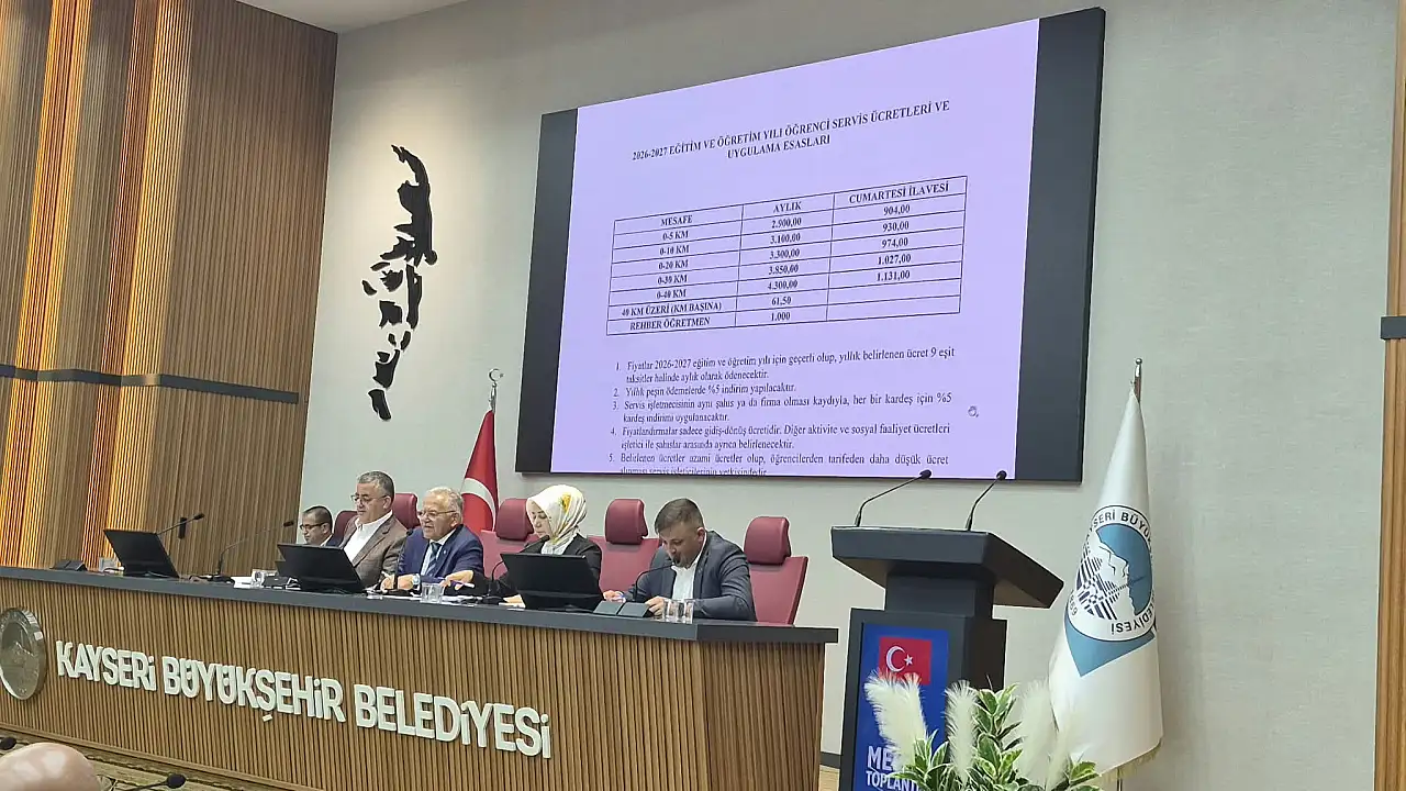 Kayseri'de servis ücretlerine resmen zamlandı! İşte gelen zam miktarı