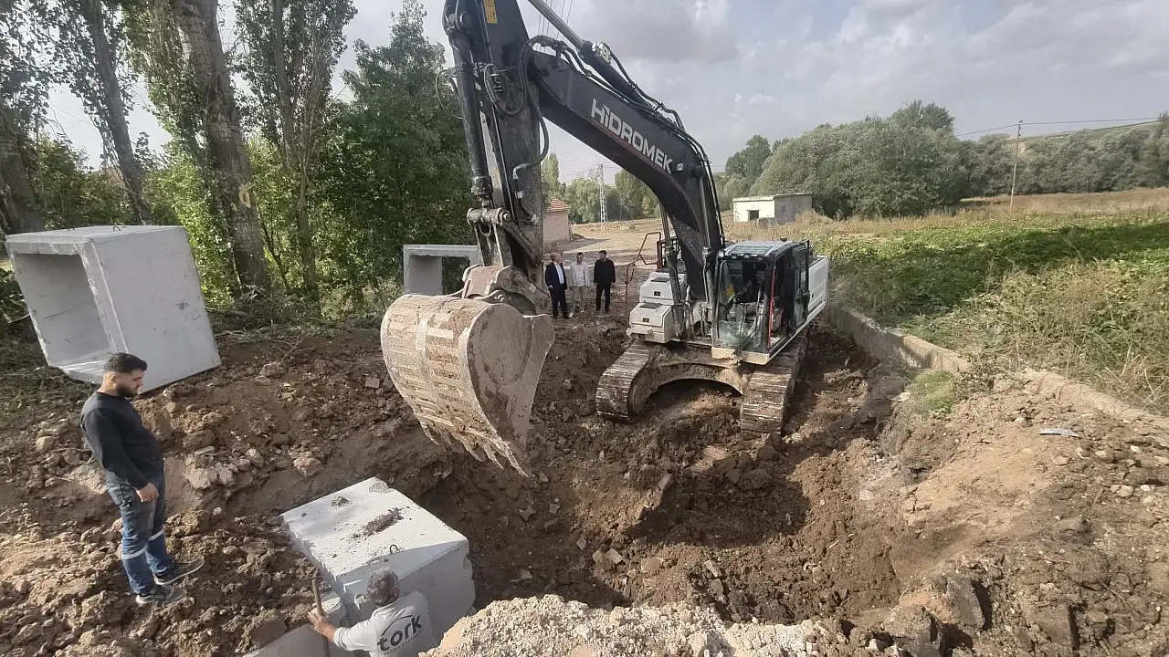 Kayseri'deki riskli bölgede çalışma başlatıldı
