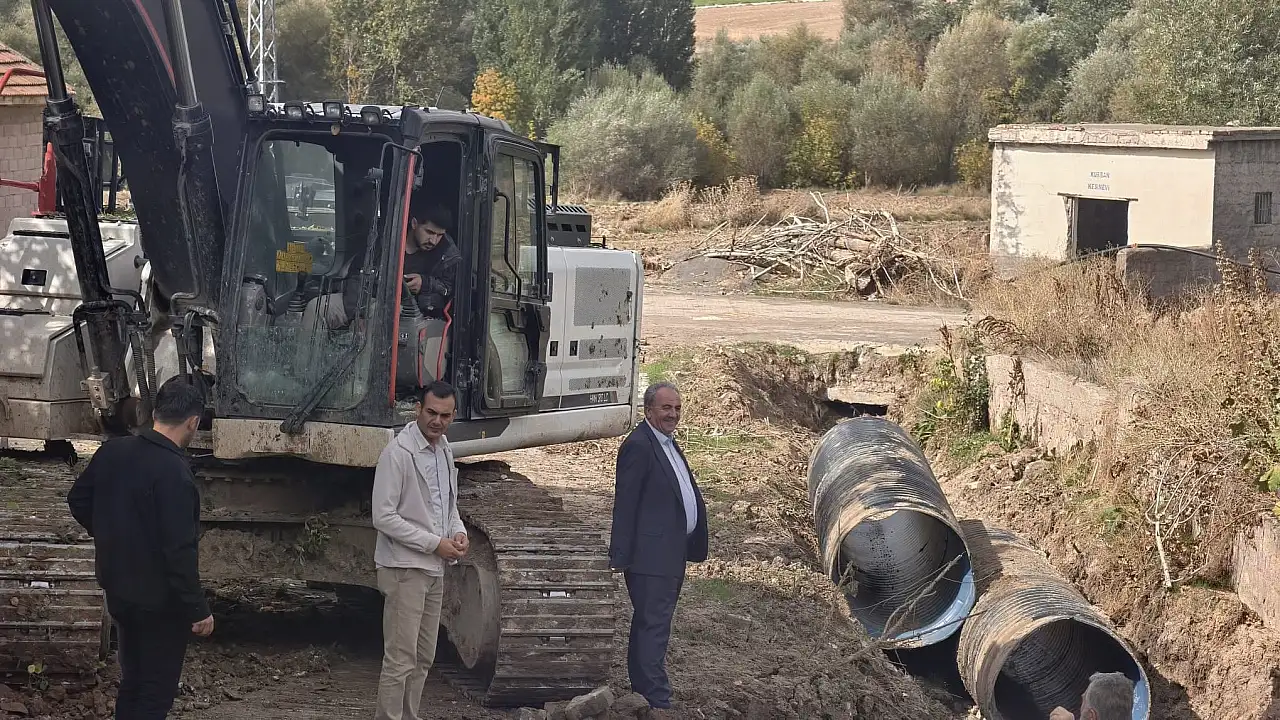 Kayseri'deki riskli bölgede çalışma başlatıldı
