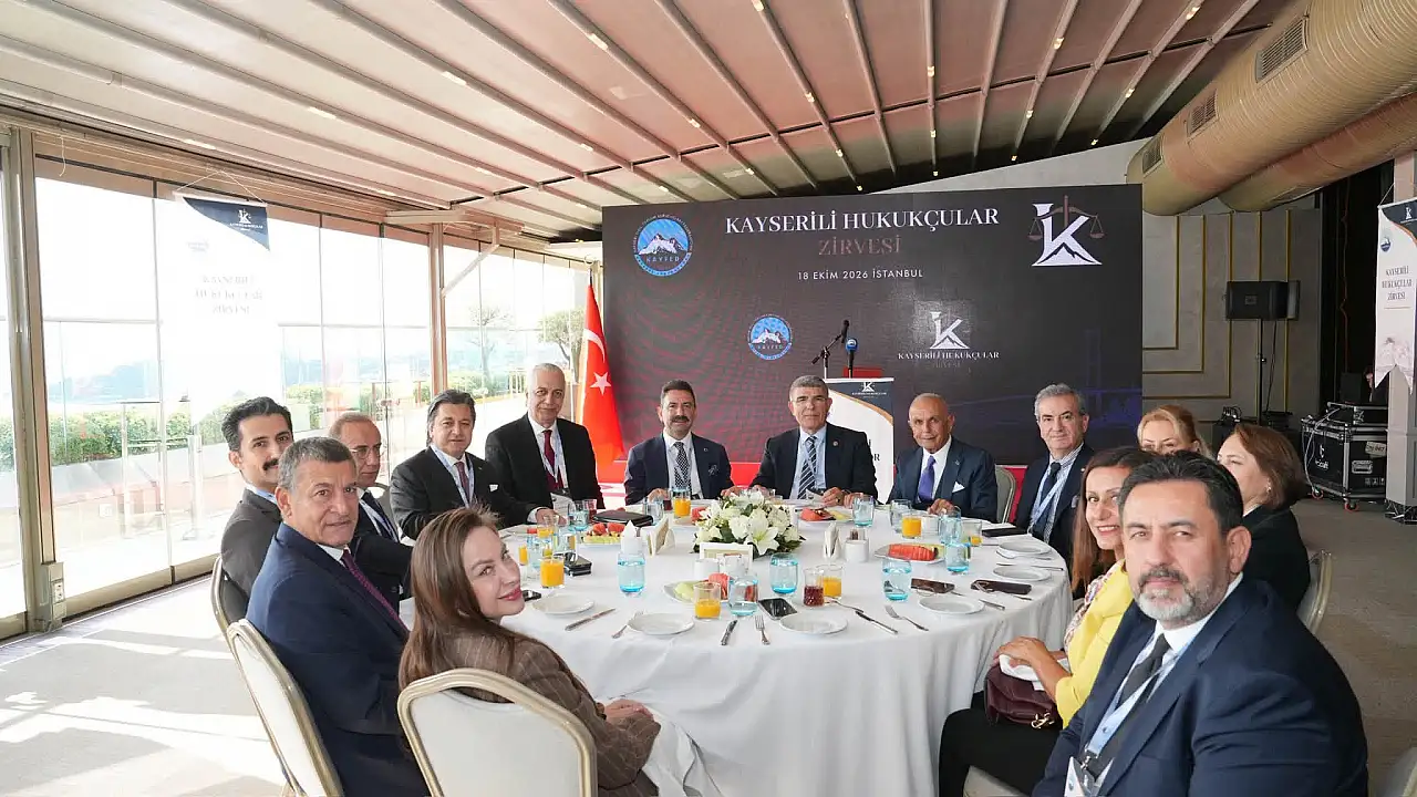 Yargıda önemli görevler yapan Kayserili Hukukçular İstanbul'da toplantı yaptı! Kimler katıldı?