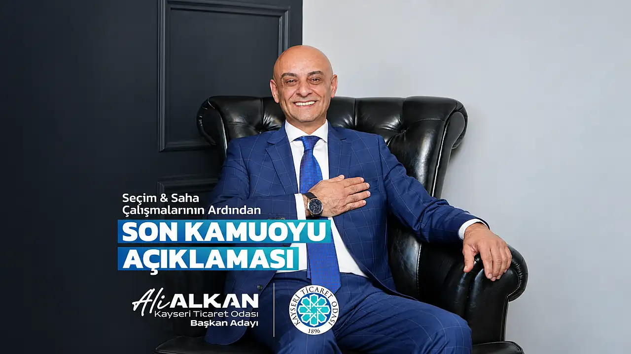 Kayseri'de sandık kurulmadan Ali Alkan'dan 'helallik' mesajı
