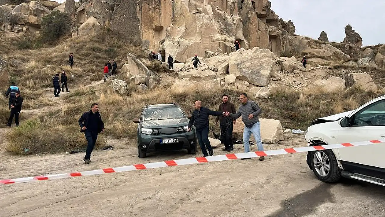FLAŞ! GÖREME'DE PERİ BACASI ÇÖKTÜ, ÖLÜ VE YARALILAR VAR…