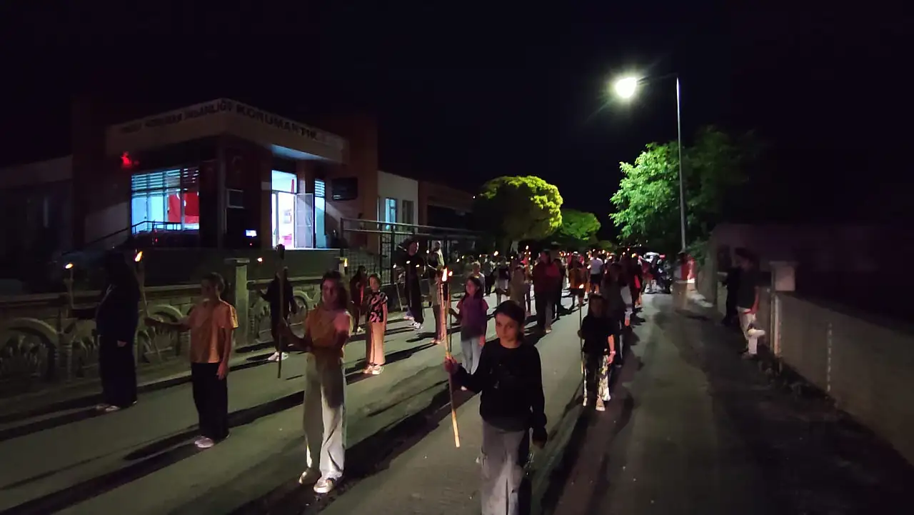 Kayseri'de Fener Alayı Yürüyüşü düzenlendi