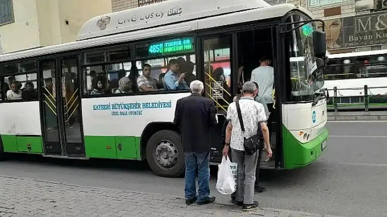 Kayseri'de festival için ulaşım yarın da ücretsiz! İşte hat ve sefer saatleri