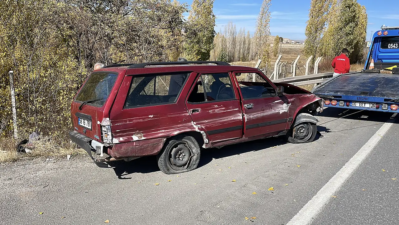 Kayseri yolunda kaza! 1'i ağır 2 yaralı