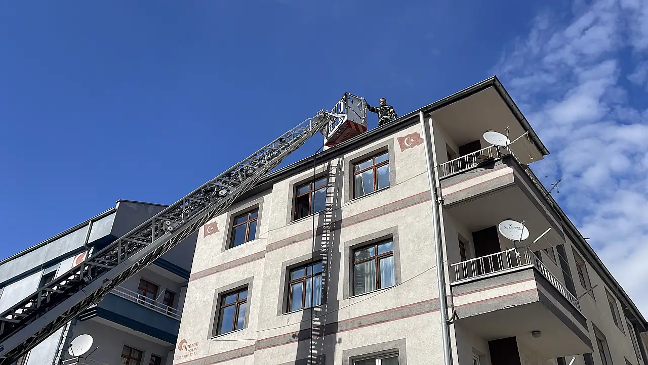 Kayseri'de yangın paniği