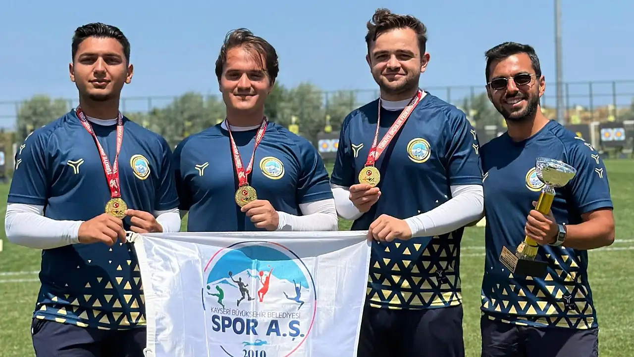 Kayseri'den büyük başarı! Okçuluk takımından Türkiye şampiyonluğu