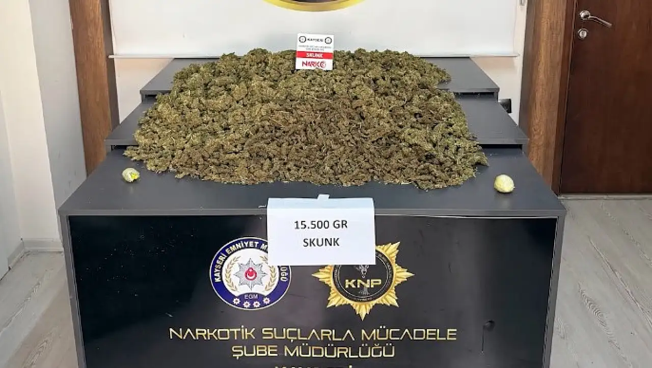 Şehirlerarası uyuşturucu ticaretine Kayseri'de darbe! Kilolarca yakalandı