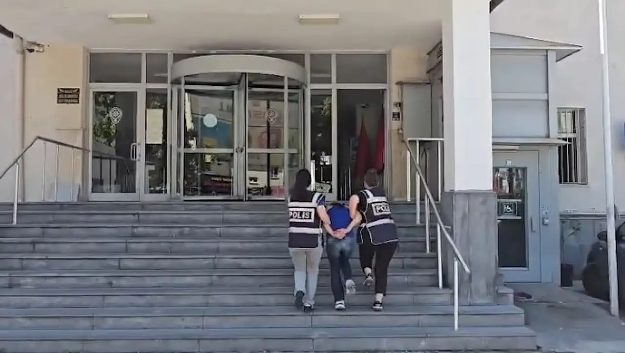Kayseri'de aranan şahsa baskın! 10 yıllık cezası vardı