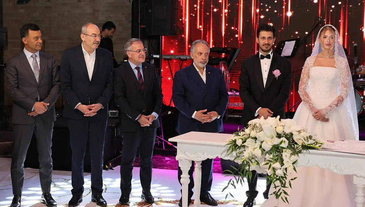 Kayseri'de iş ve siyaset dünyası bu düğünde buluştu