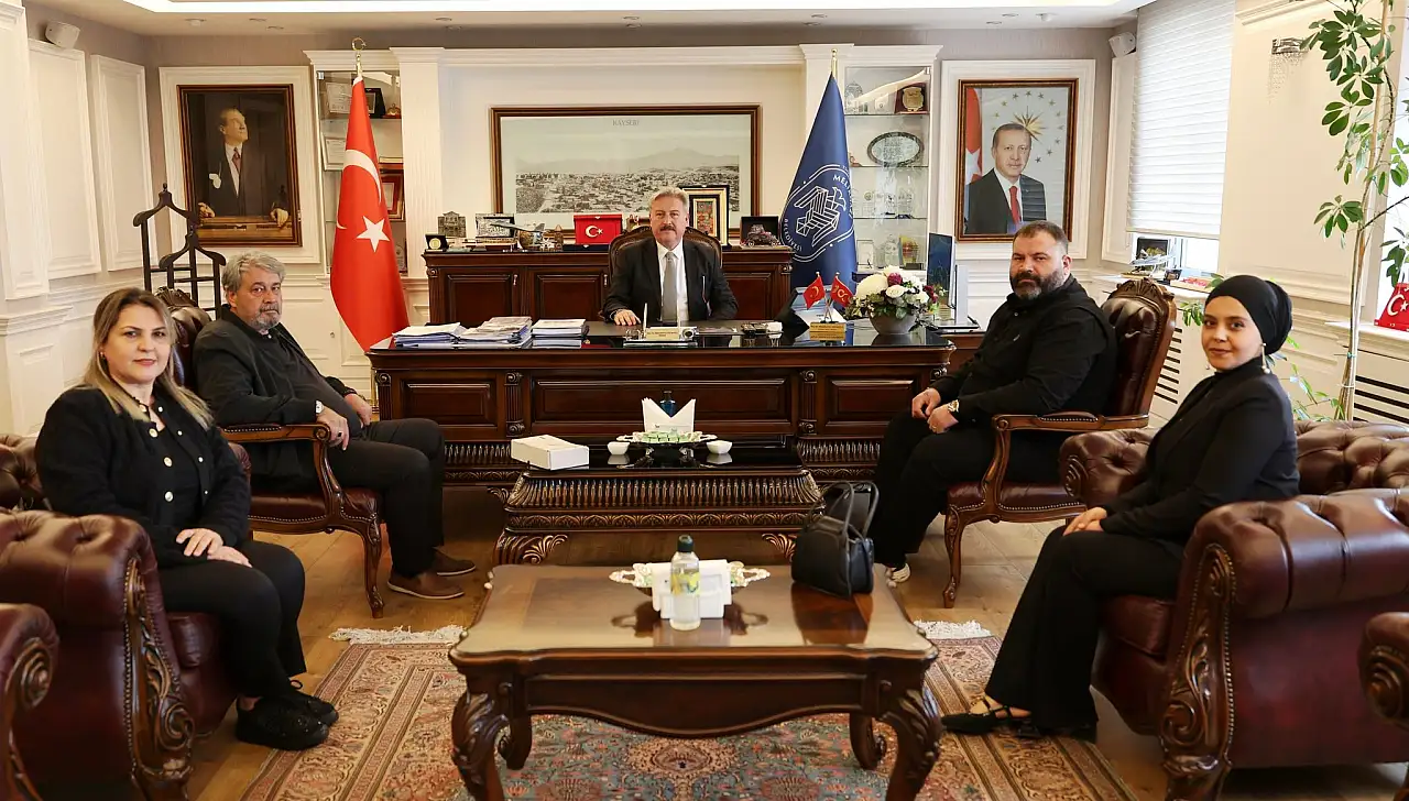 Başkan Palancıoğlu misafirlerini ağırladı
