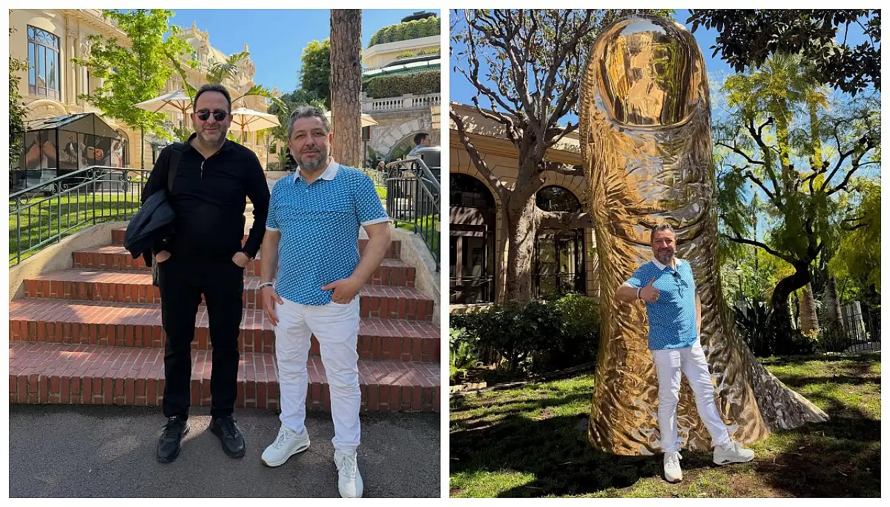 Kayseri'nin ünlü iş adamlarının Monaco pozları!